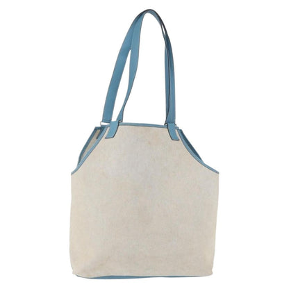Hermès Hermès HERMES Tote Bag Canvas Gray Silver Authentic ep12780