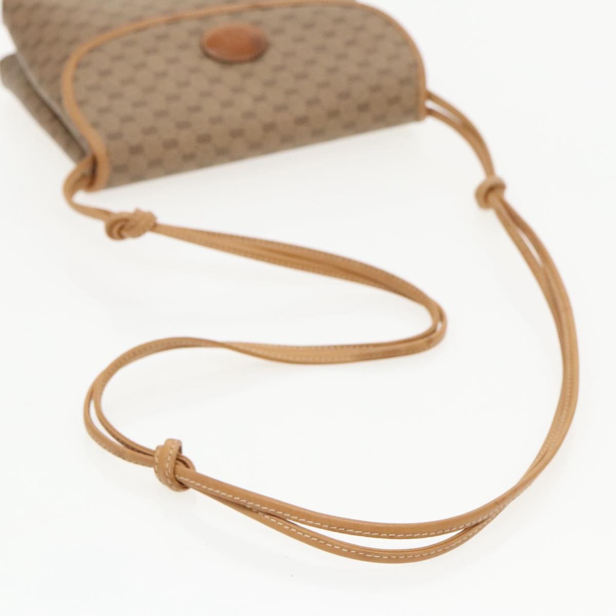 Gucci GUCCI Micro GG Supreme Shoulder Bag PVC Beige Gold 49 007 5548 Authentic th5401