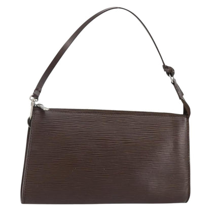 Louis Vuitton LOUIS VUITTON Epi Pochette Accessoires Pouch Mocha M5294D LV Authentic 143110A Bag