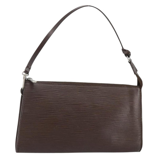Louis Vuitton LOUIS VUITTON Epi Pochette Accessoires Pouch Mocha M5294D LV Authentic 143110A Bag
