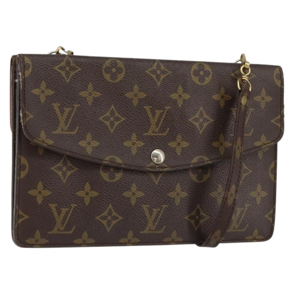 Louis Vuitton LOUIS VUITTON Monogram Double Rabat Shoulder Bag M51815 LV Authentic yk19818