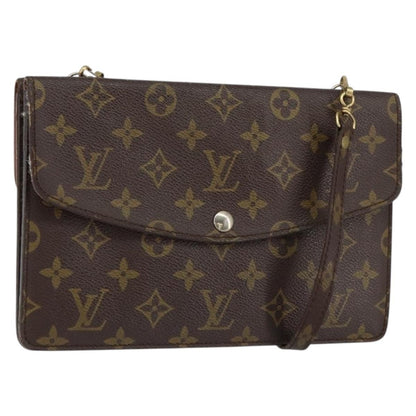 Louis Vuitton LOUIS VUITTON Monogram Double Rabat Shoulder Bag M51815 LV Authentic yk19818