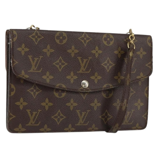 Louis Vuitton LOUIS VUITTON Monogram Double Rabat Shoulder Bag M51815 LV Authentic yk19818