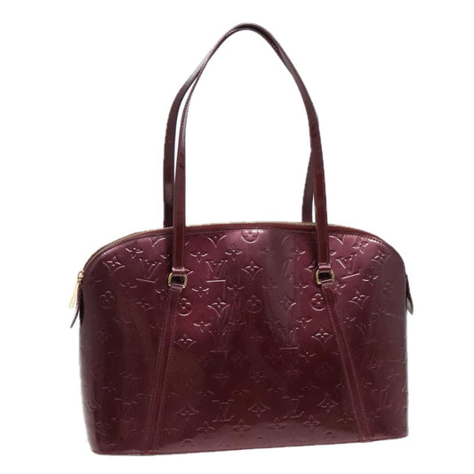 Louis Vuitton LOUIS VUITTON Monogram Vernis Avalon zip Hand Bag Amarante M91594 LV Authentic mr482