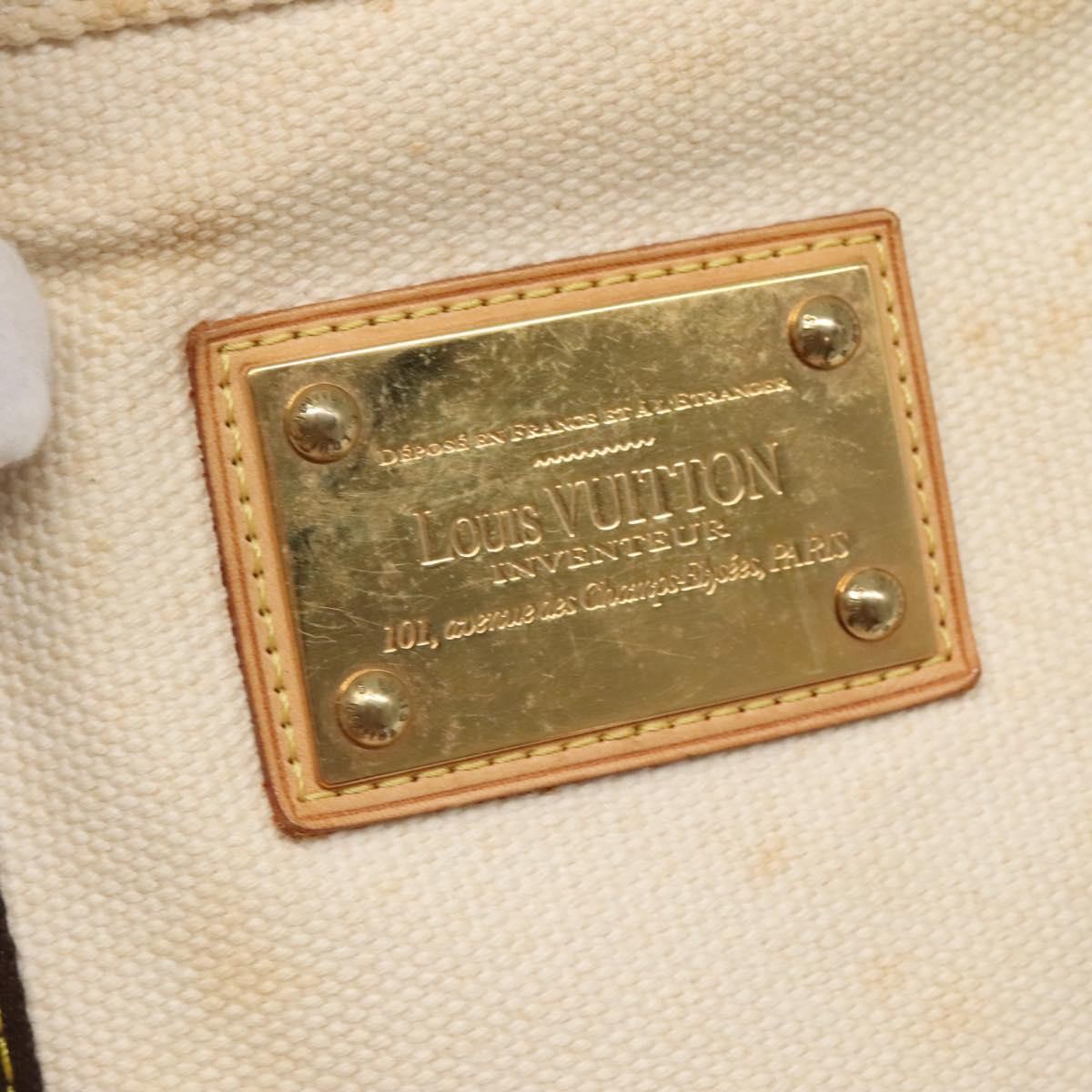 Louis Vuitton LOUIS VUITTON Cabas MM Antigua Tote Bag Brown Beige M40036 LV Authentic bs29237