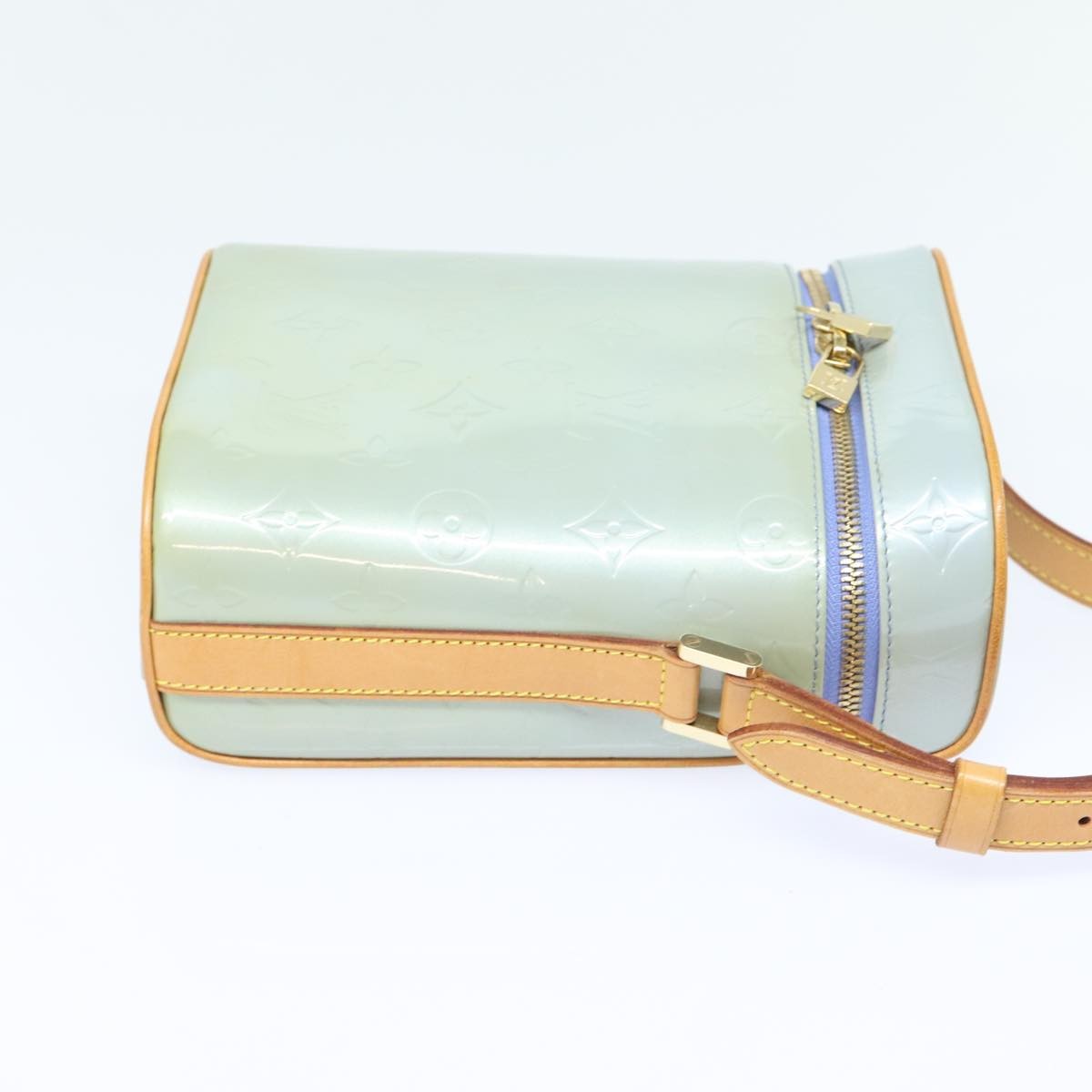Louis Vuitton LOUIS VUITTON Monogram Vernis Sullivan Vertical Bag Lavande M91258 LV Authentic 90945