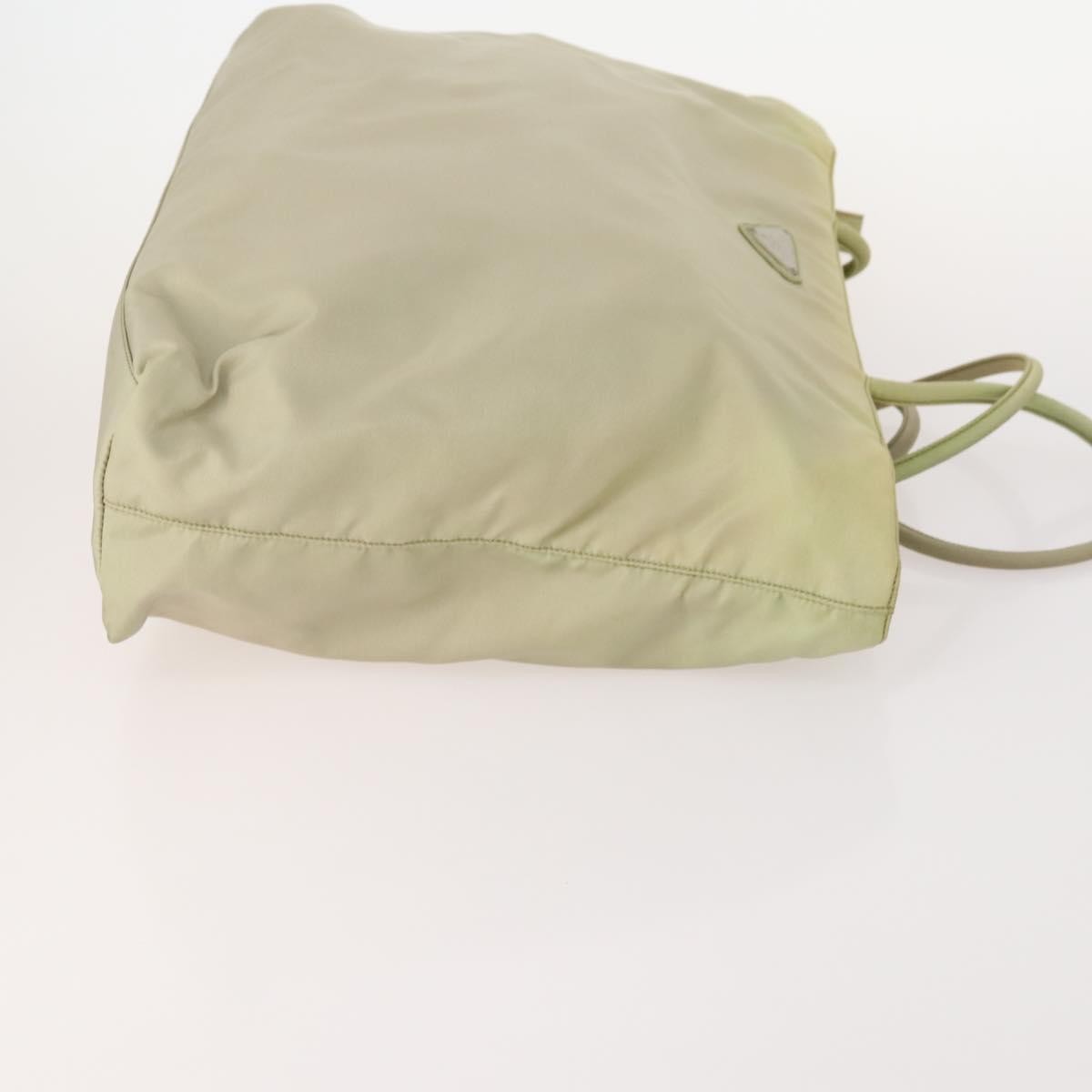 Prada PRADA Hand Bag Nylon 4 Set Black Silver Green Authentic 178840