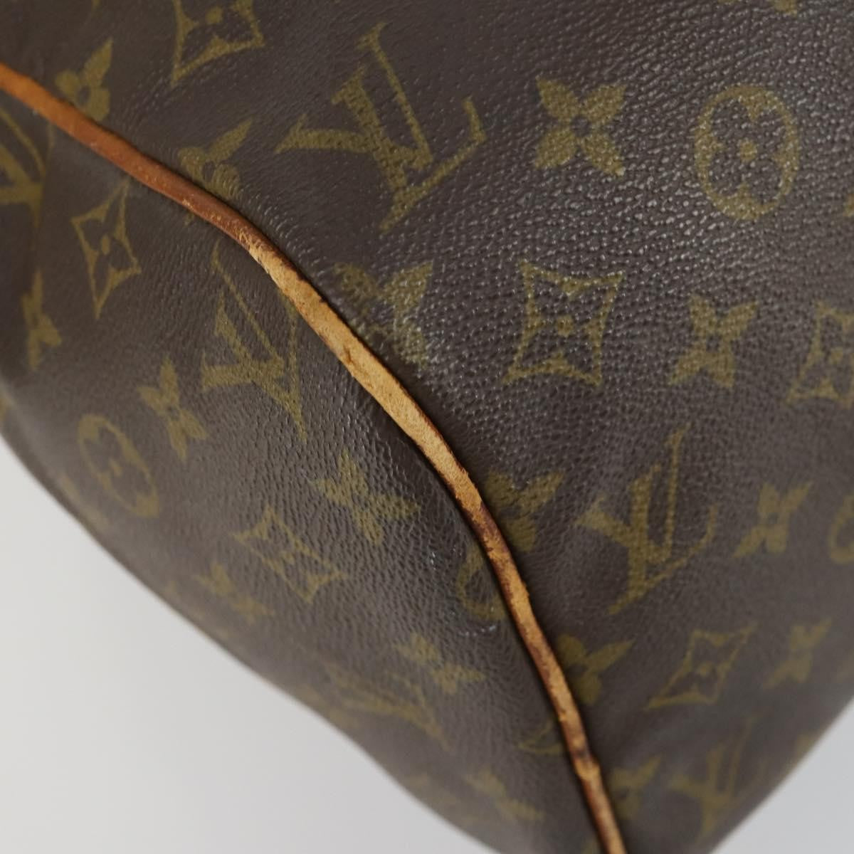 Louis Vuitton LOUIS VUITTON Monogram Sac Souple 35 Boston Bag M41626 LV Authentic BA9507