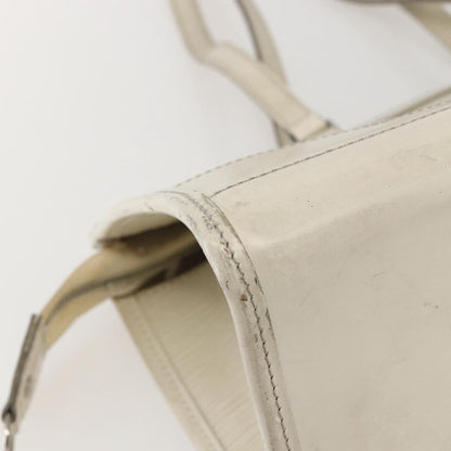 Louis Vuitton LOUIS VUITTON Epi Madeleine PM Hand Bag White Yvoire M5933J LV Authentic 160228