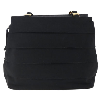 Salvatore Ferragamo Salvatore Ferragamo Chain Vala Tote Bag Canvas Navy Gold Authentic BA7334