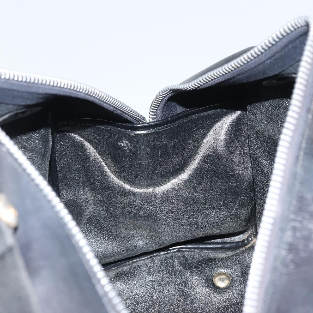 Dior Christian Dior Trotter Canvas Hand Bag Navy Authentic bs33053