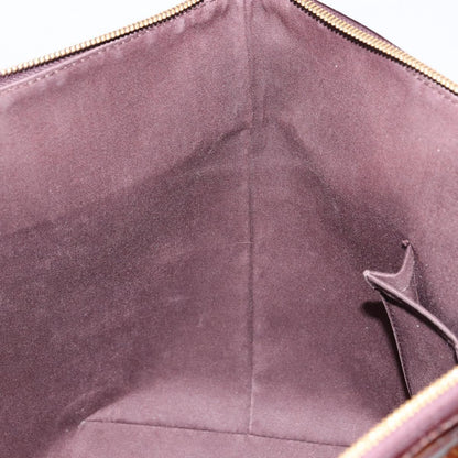 Louis Vuitton LOUIS VUITTON Monogram Vernis Bellevue GM Tote Bag Amarante M93589 Authentic 166294