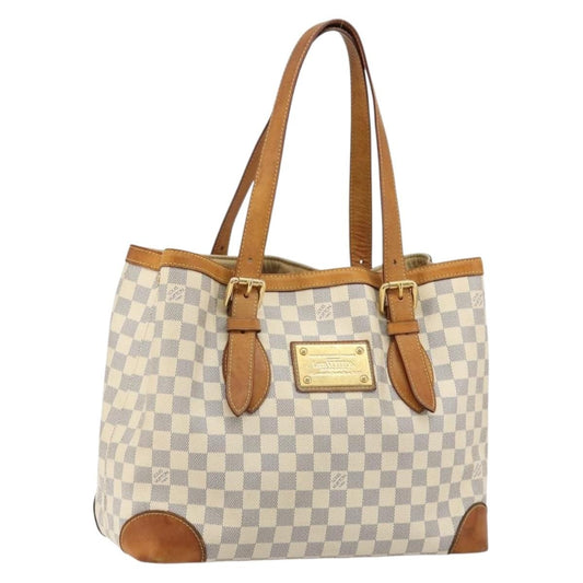 Louis Vuitton LOUIS VUITTON Damier Azur Hampstead MM Tote Bag N51206 LV Authentic ep14515