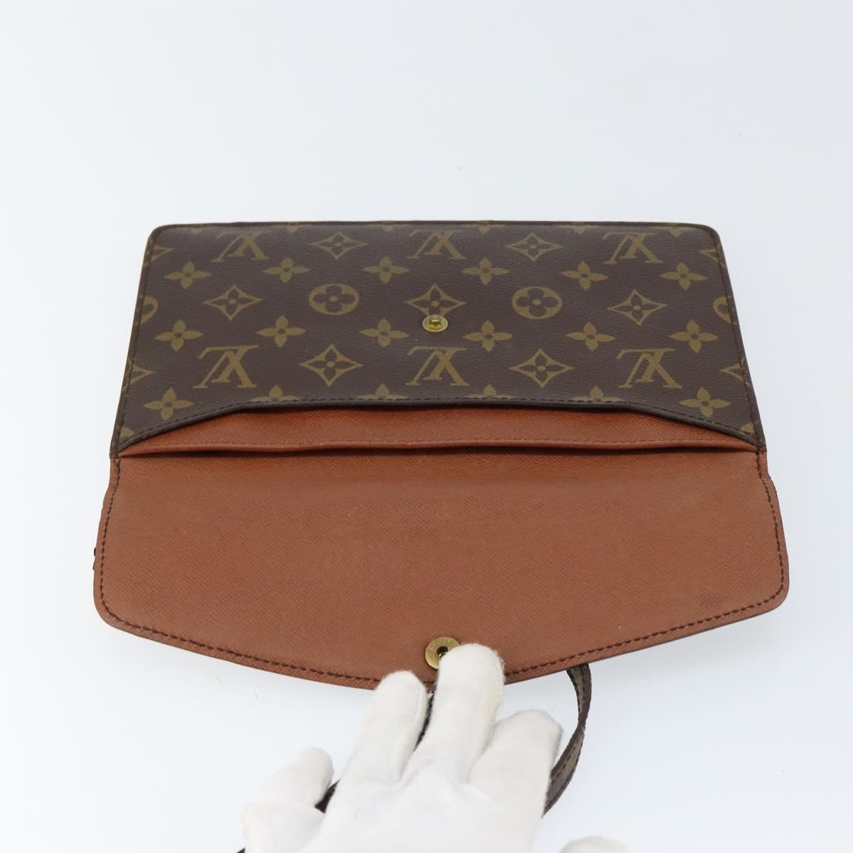 Louis Vuitton LOUIS VUITTON Monogram Double Rabat Shoulder Bag M51815 LV Authentic yk19818