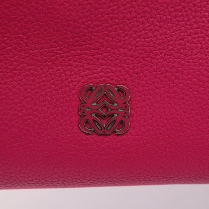 Loewe LOEWE Anagram Hand Bag Leather Pink Gold Authentic yk17930