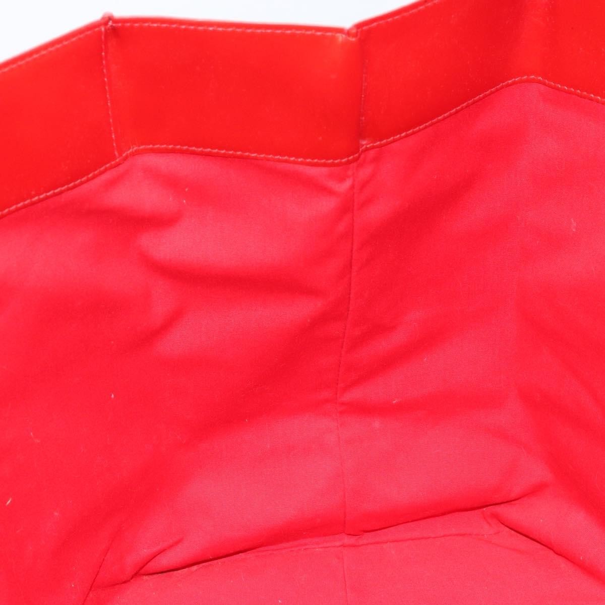 Louis Vuitton LOUIS VUITTON Monogram Vernis Reade GM Tote Bag Red M91084 LV Authentic AMZ416