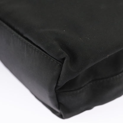 Dior Christian Dior Hand Bag Nylon Black Silver Authentic ar12776