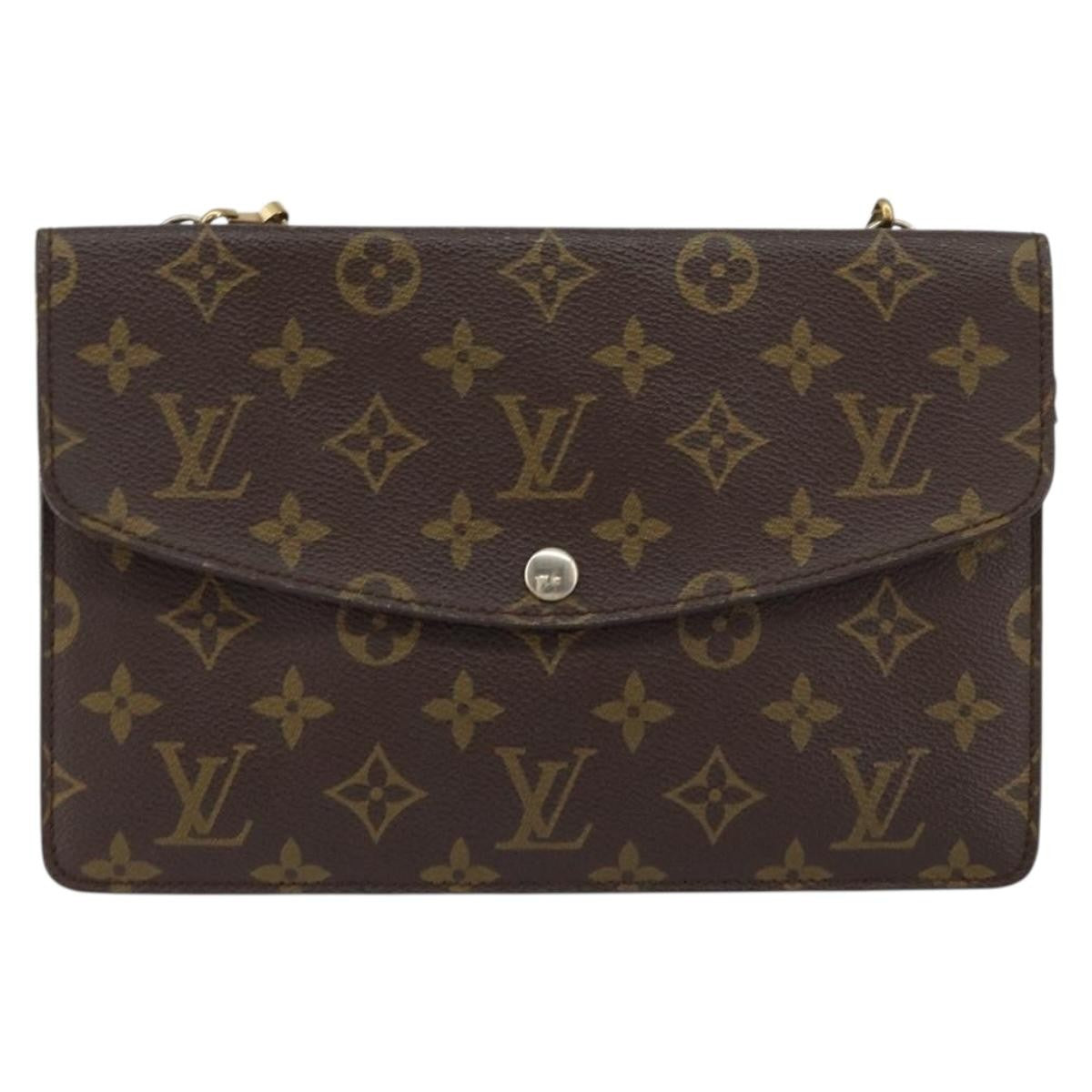 Louis Vuitton LOUIS VUITTON Monogram Double Rabat Shoulder Bag M51815 LV Authentic yk19818