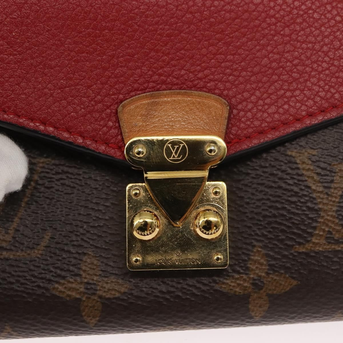 Louis Vuitton LOUIS VUITTON Monogram Noir Portefeuille Purse Compact Wallet M67478 Authentic fm4941