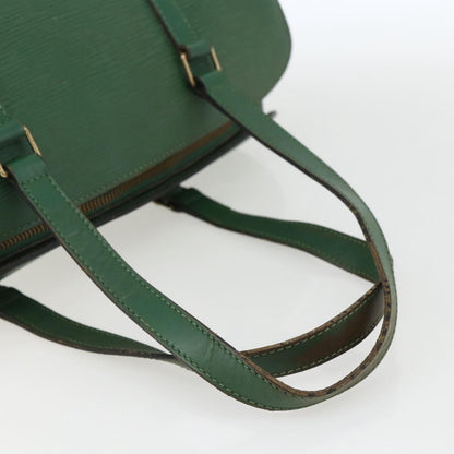 Louis Vuitton LOUIS VUITTON Epi Soufflot Hand Bag Green M52224 LV Authentic 170774