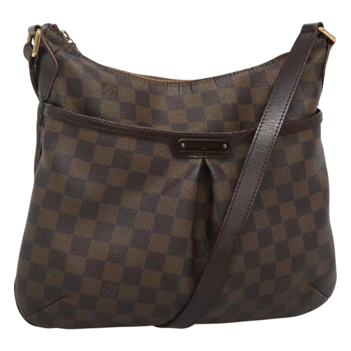 Louis Vuitton LOUIS VUITTON Damier Ebene Bloomsbury PM Shoulder Bag N42251 LV Authentic BD248