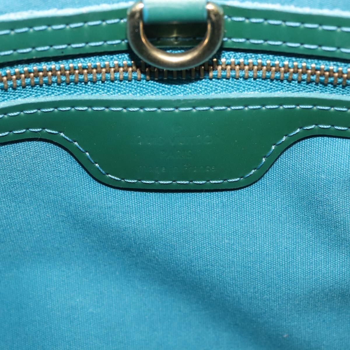 Louis Vuitton LOUIS VUITTON Vernis Wilshire Boulevard Bag Blue galatic M93646 LV Authentic BA6406