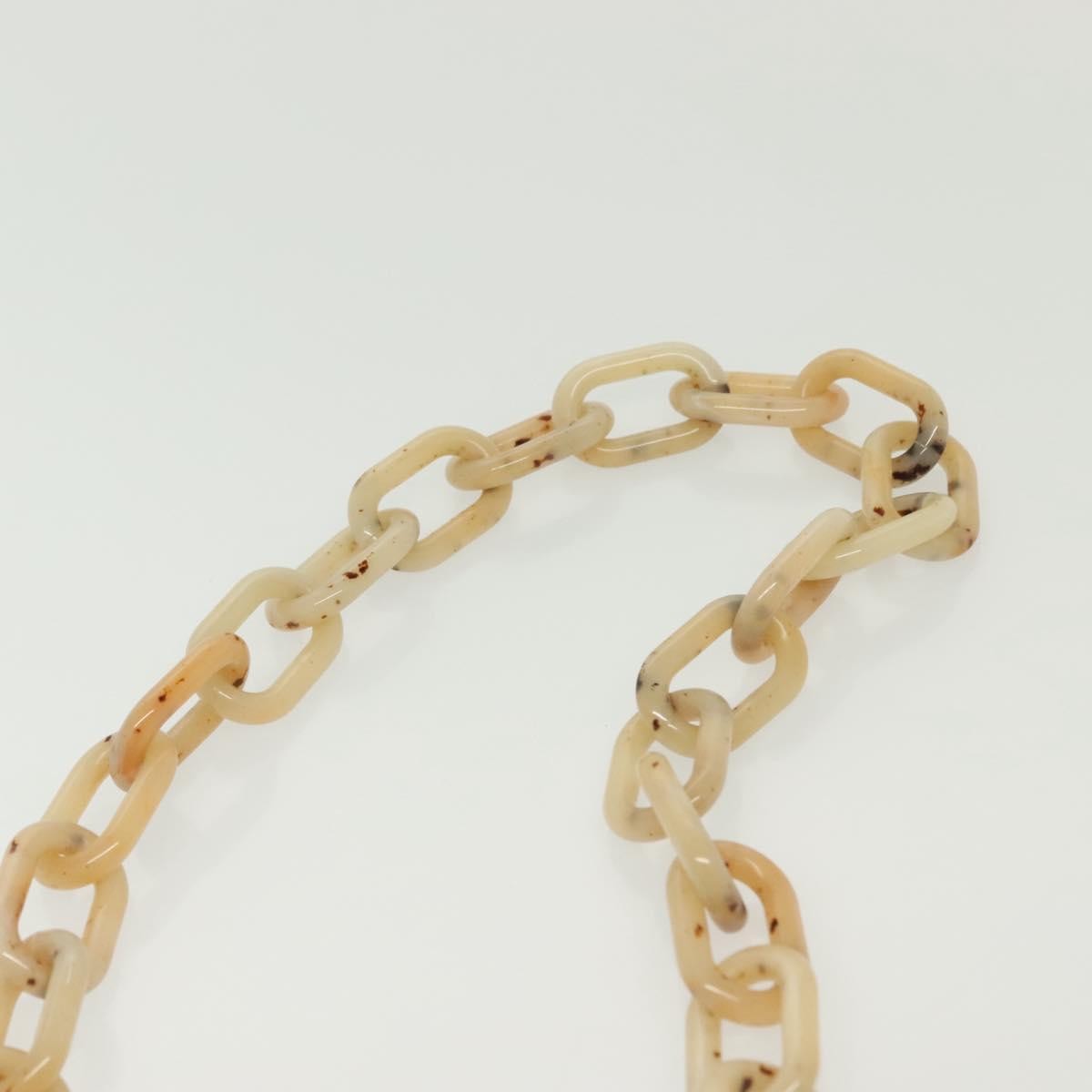 Prada PRADA Chain Shoulder Bag Leather Beige Authentic 141913