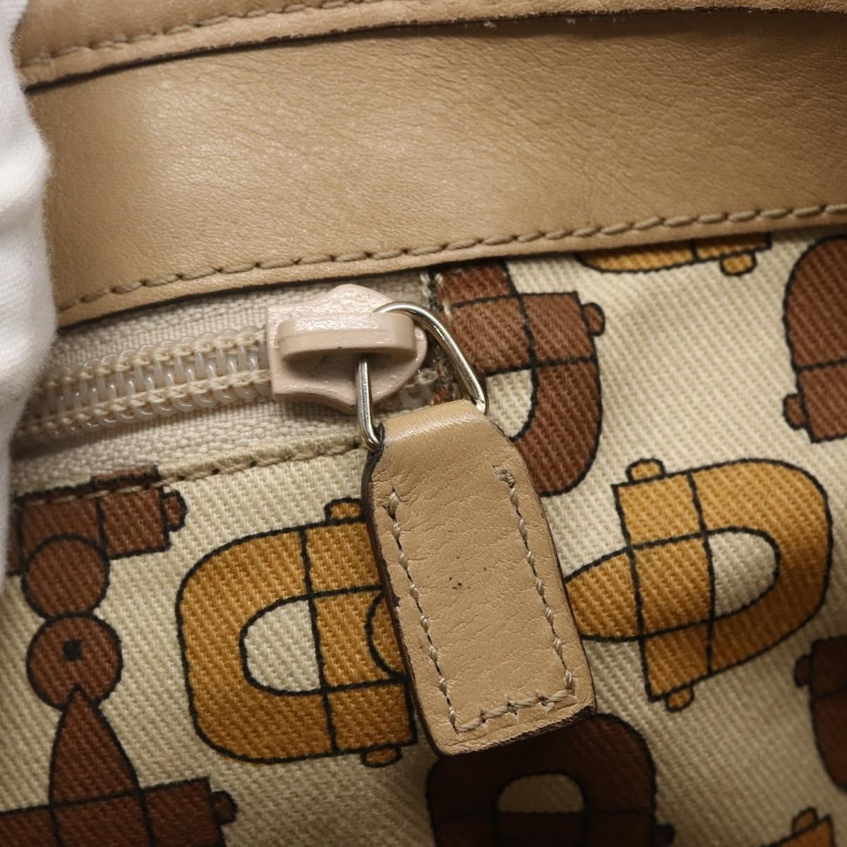 Gucci GUCCI GG Canvas Tote Bag Pink Gold Authentic 158451