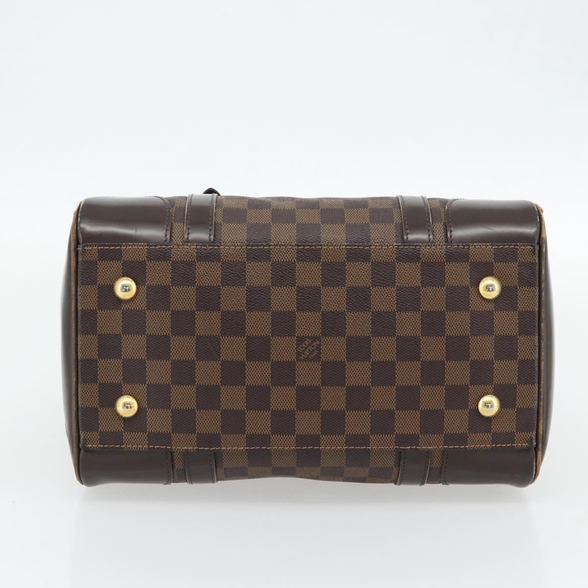 Louis Vuitton LOUIS VUITTON Damier Ebene Berkeley Hand Bag N52000 LV Authentic 180651