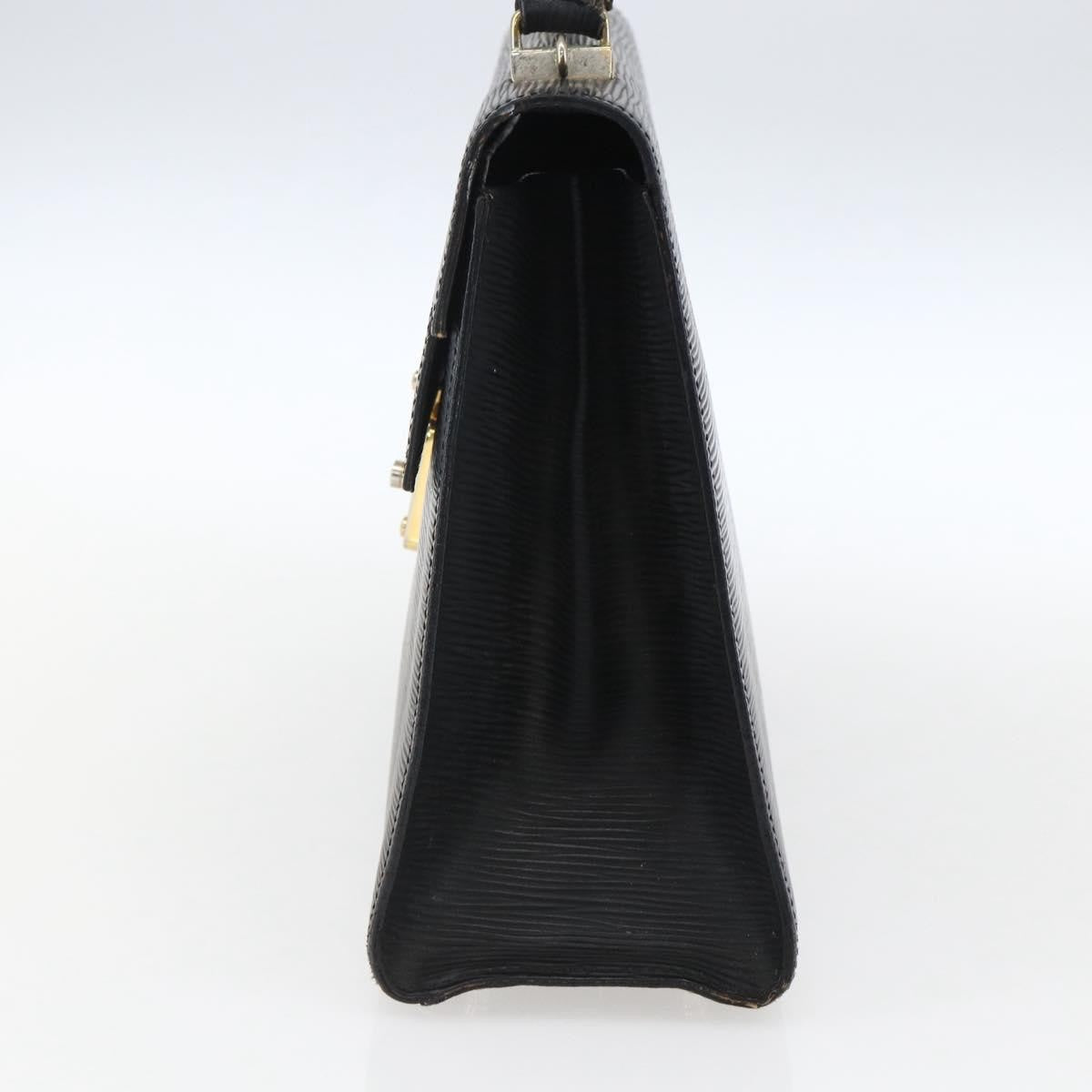 Fendi FENDI Hand Bag Leather Black Gold Authentic ka2601