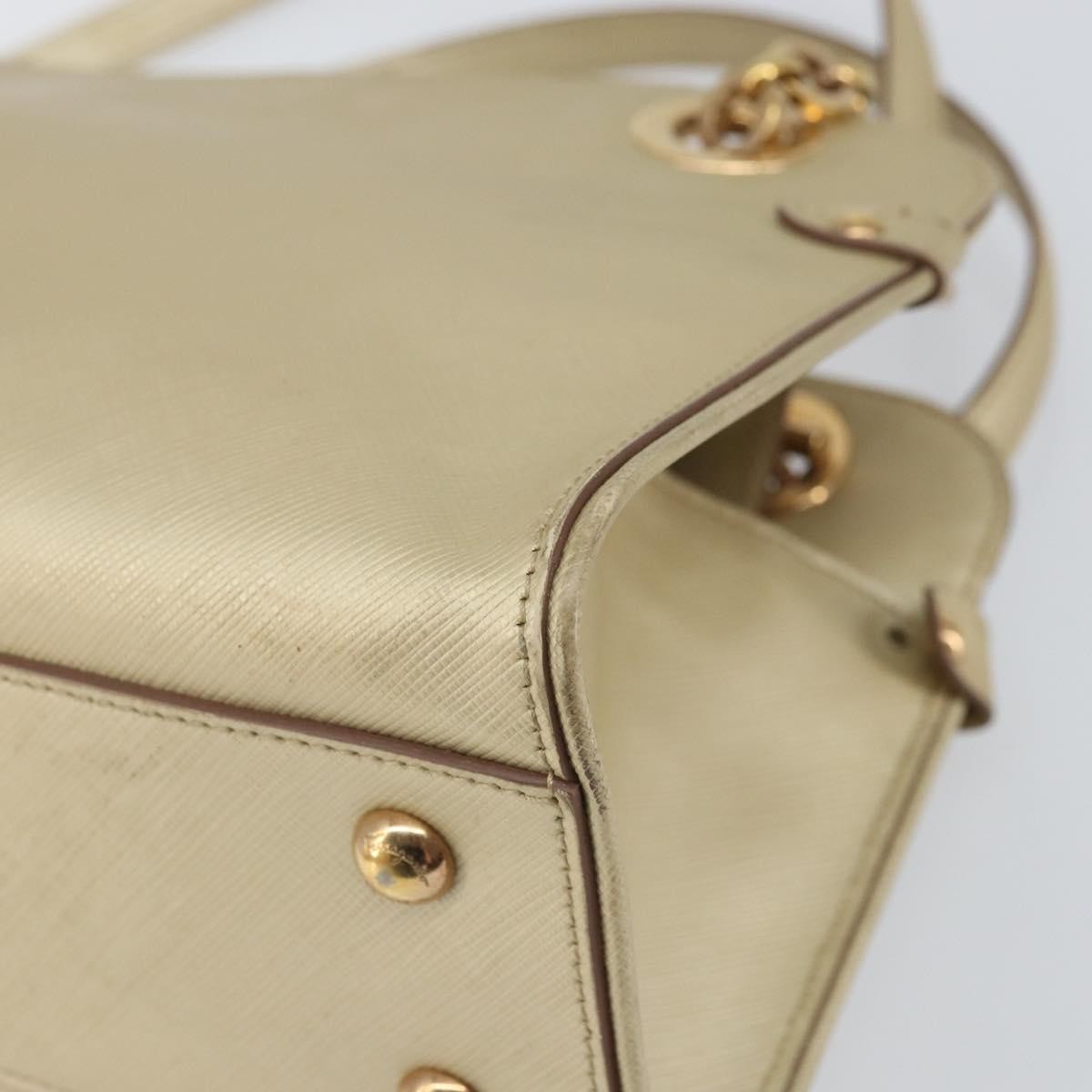 Salvatore Ferragamo Salvatore Ferragamo Gancini Shoulder Bag Leather Gold Authentic 162322