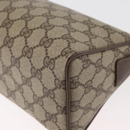 Gucci GUCCI GG Supreme Shoulder Bag PVC Beige Gold 89 02 086 Authentic BA12793