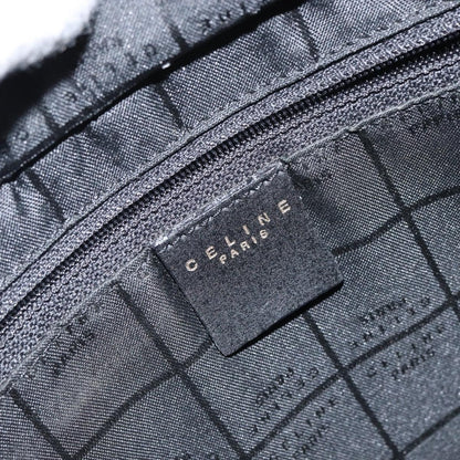 Celine CELINE Hand Bag Leather Black Gold Authentic BA9124