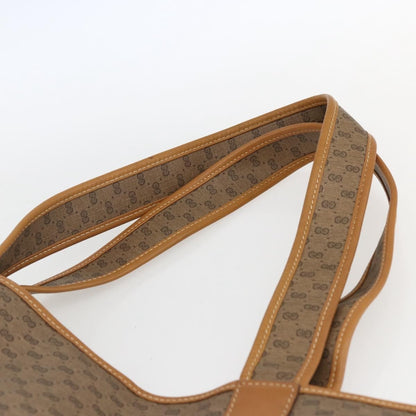 Gucci GUCCI Micro GG Supreme Tote Bag PVC Beige Gold 002 39 0054 Authentic ep13221