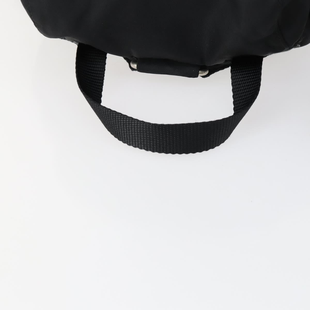 Prada PRADA Backpack Nylon Black Silver Authentic ka1167 Bag