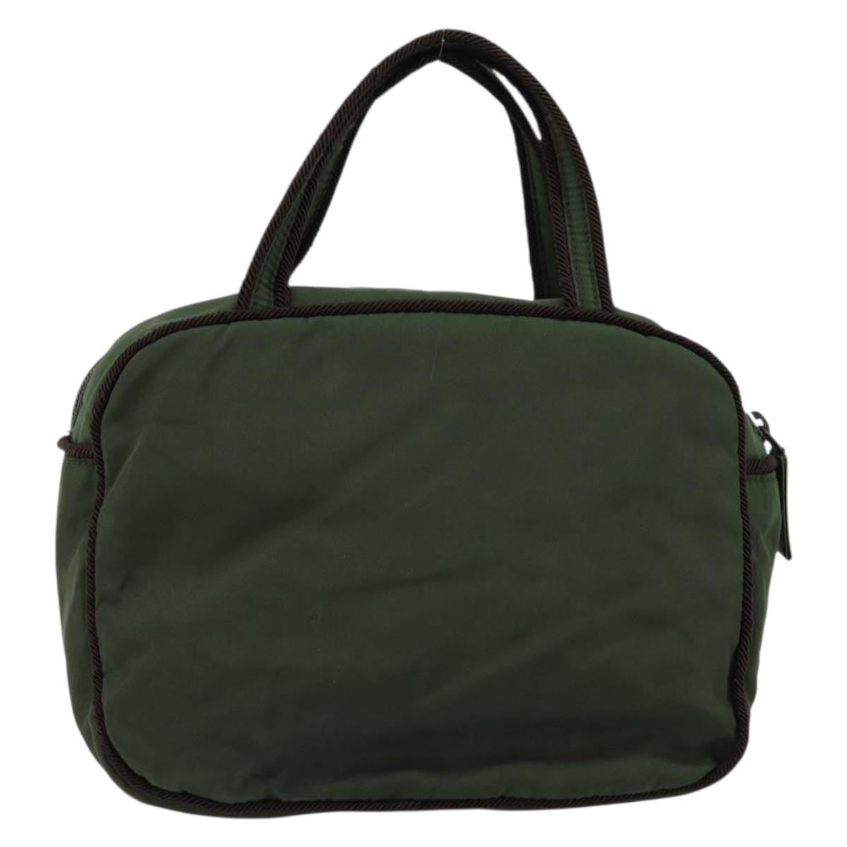Prada PRADA Hand Bag Nylon Green Authentic 153060