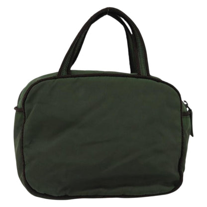 Prada PRADA Hand Bag Nylon Green Authentic 153060