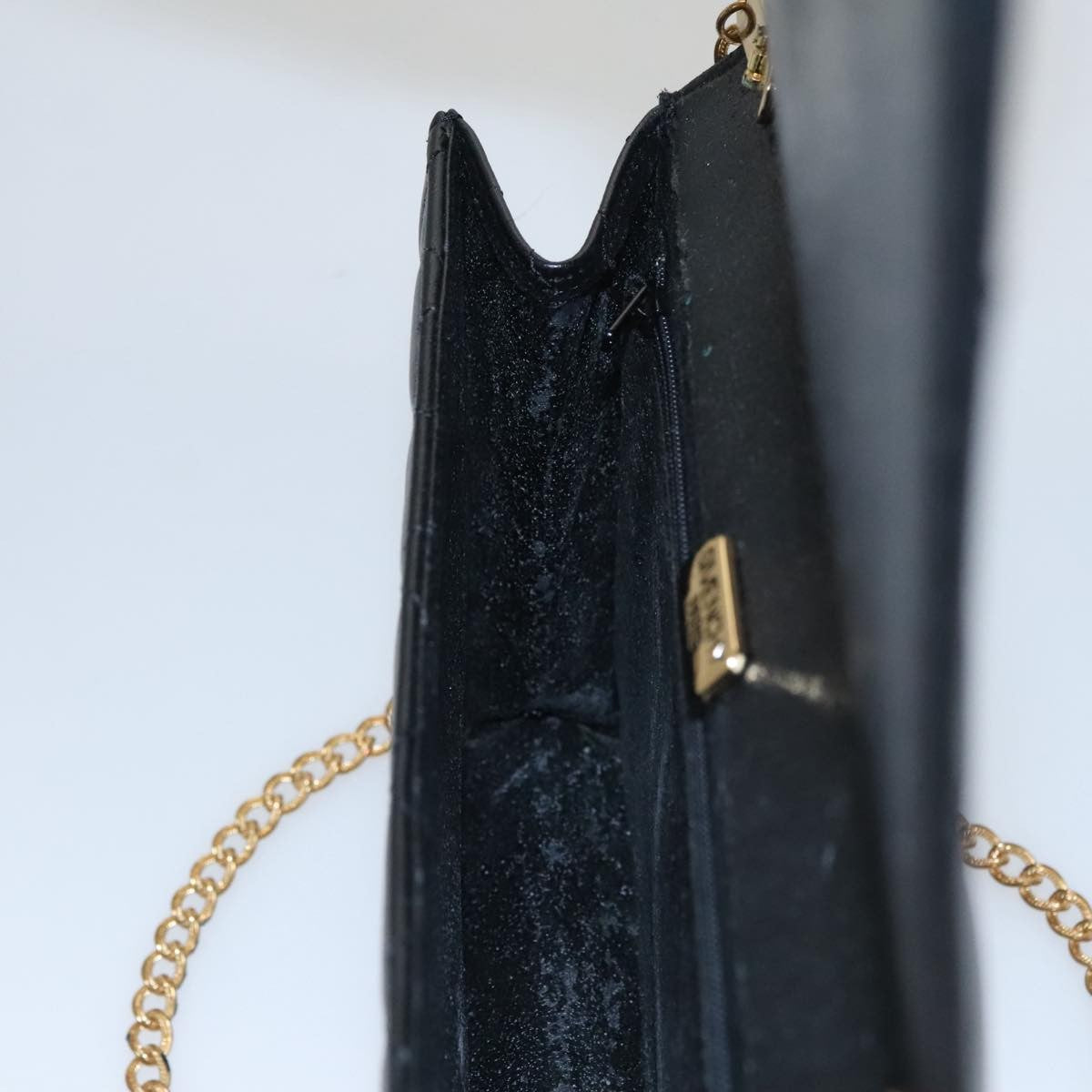 Givenchy GIVENCHY Chain Shoulder Bag Leather Black Authentic bs20851