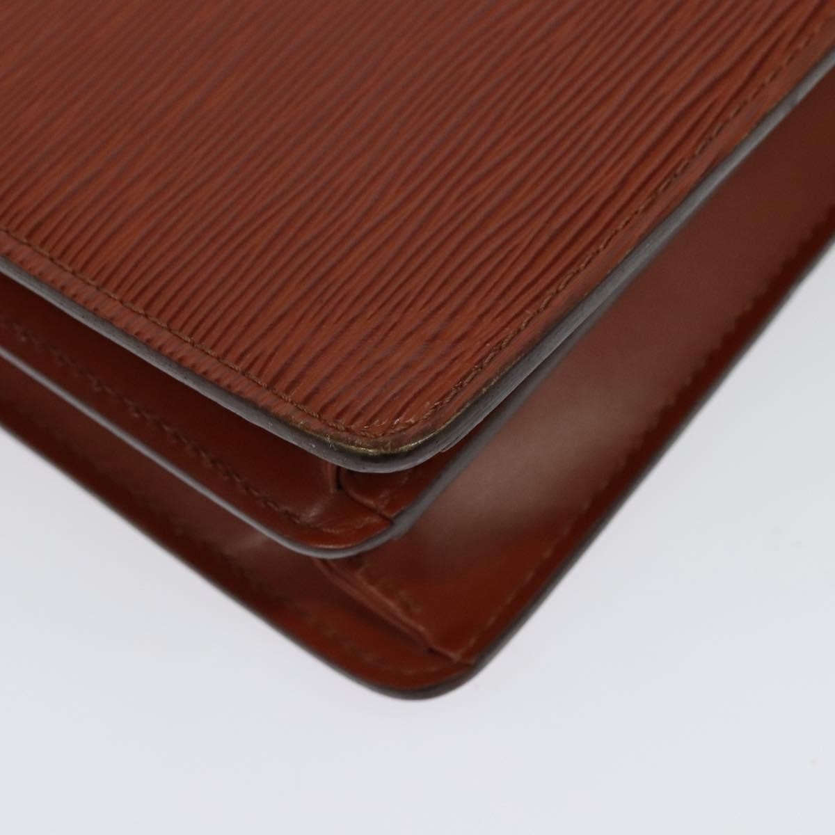 Louis Vuitton LOUIS VUITTON Epi Serviette Conseiller Briefcase Brown M54423 LV Authentic BA4610 Bag