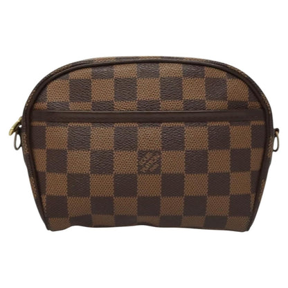 Louis Vuitton LOUIS VUITTON Damier Ebene Pochette Ipanema Shoulder Bag N51296 LV Authentic 120073