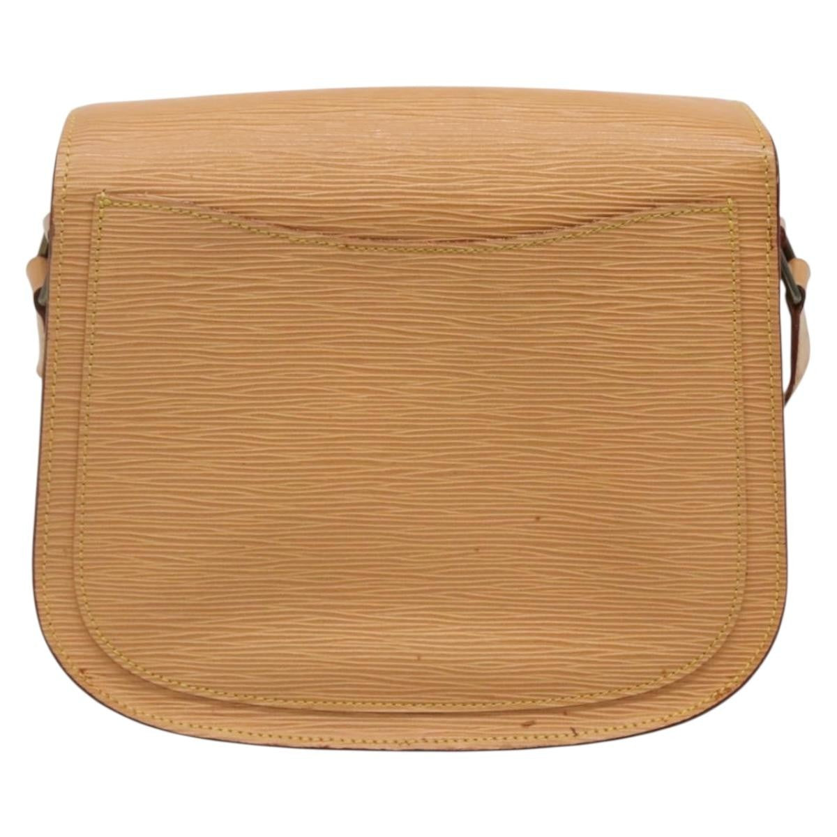 Louis Vuitton LOUIS VUITTON Epi Saint Cloud GM Shoulder Bag Beige M52196 LV Authentic bs26977