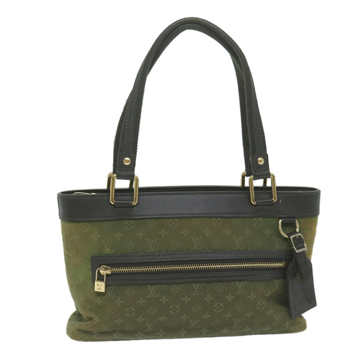 Louis Vuitton LOUIS VUITTON Monogram Mini Lucille PM Hand Bag TST Khaki M92682 LV Authentic ep3029