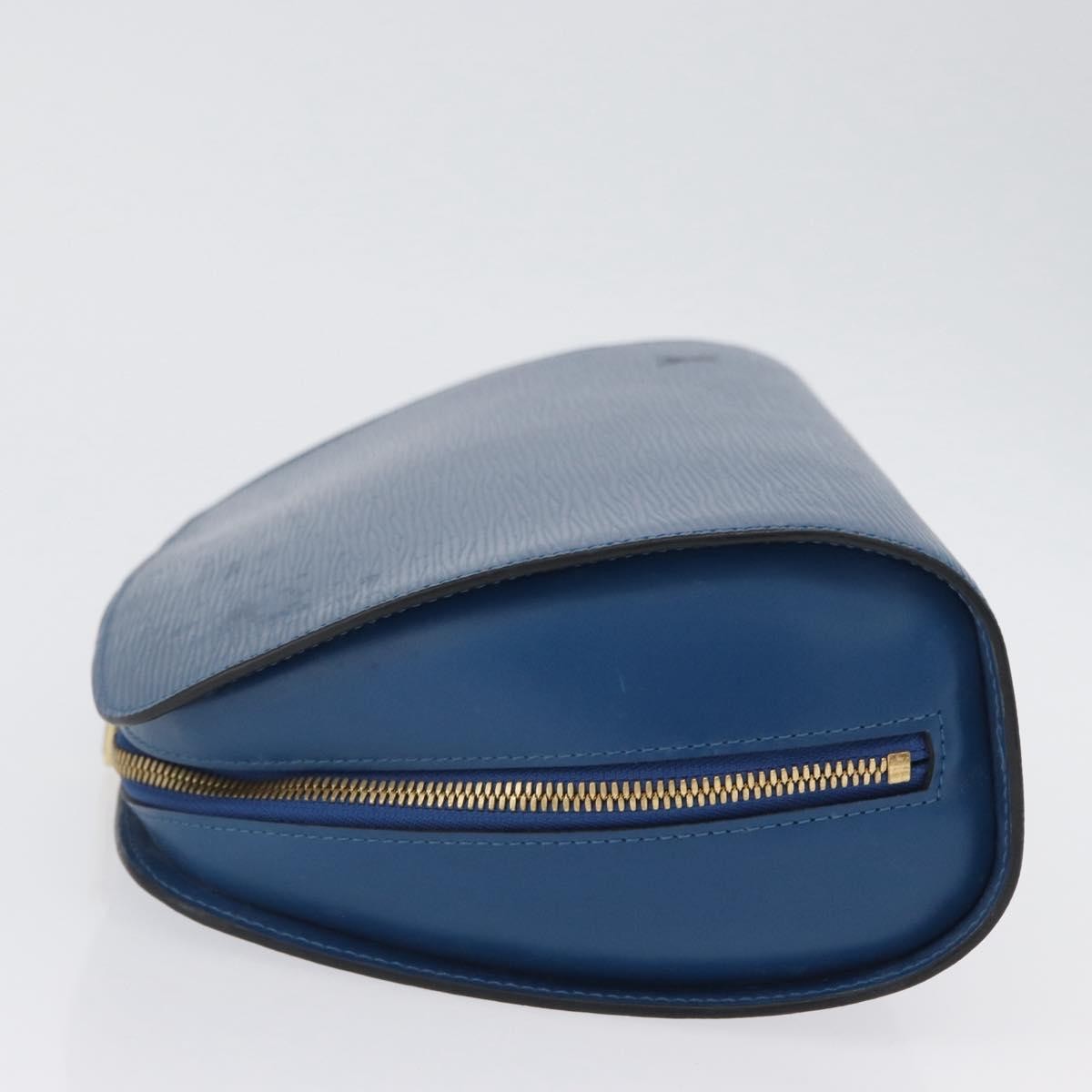 Louis Vuitton LOUIS VUITTON Epi Dauphine GM Pouch Blue M48435 LV Authentic 172381 Bag