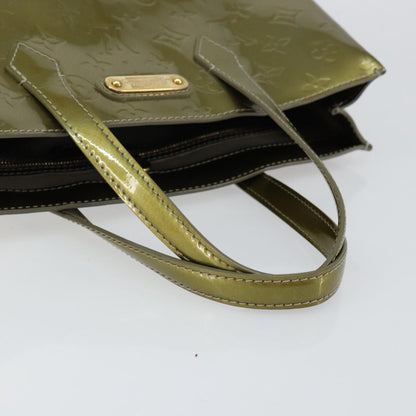 Louis Vuitton LOUIS VUITTON Monogram Vernis Wilshire PM Bag Gris Art Deco M91627 Authentic 146474