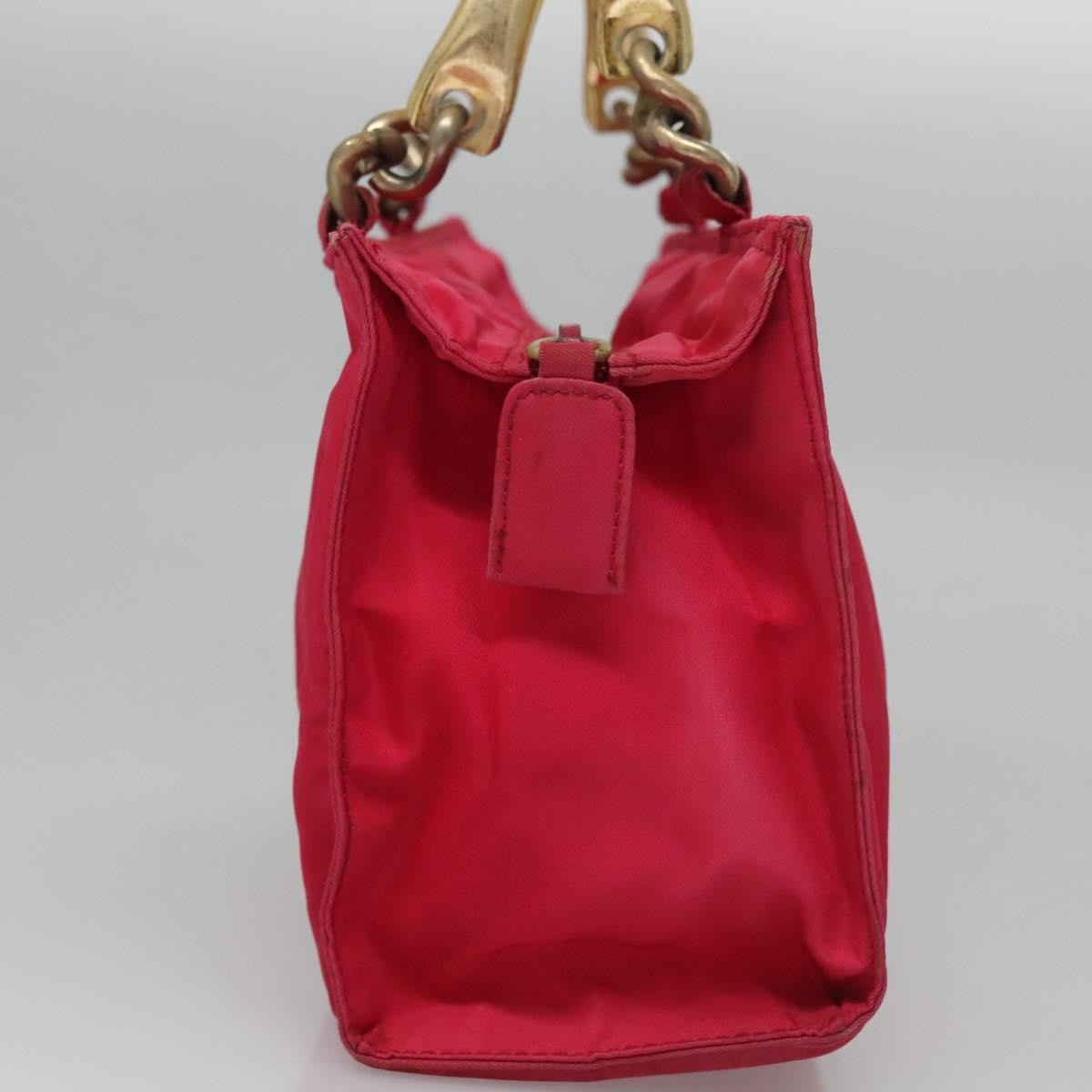 Prada PRADA Hand Bag Nylon Pink Authentic 109805