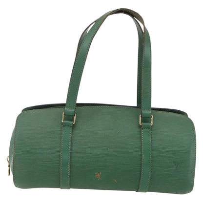 Louis Vuitton LOUIS VUITTON Epi Soufflot Hand Bag Green M52224 LV Authentic 170774