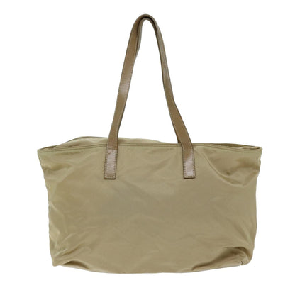 Prada PRADA Tote Bag Nylon Beige Authentic 75668