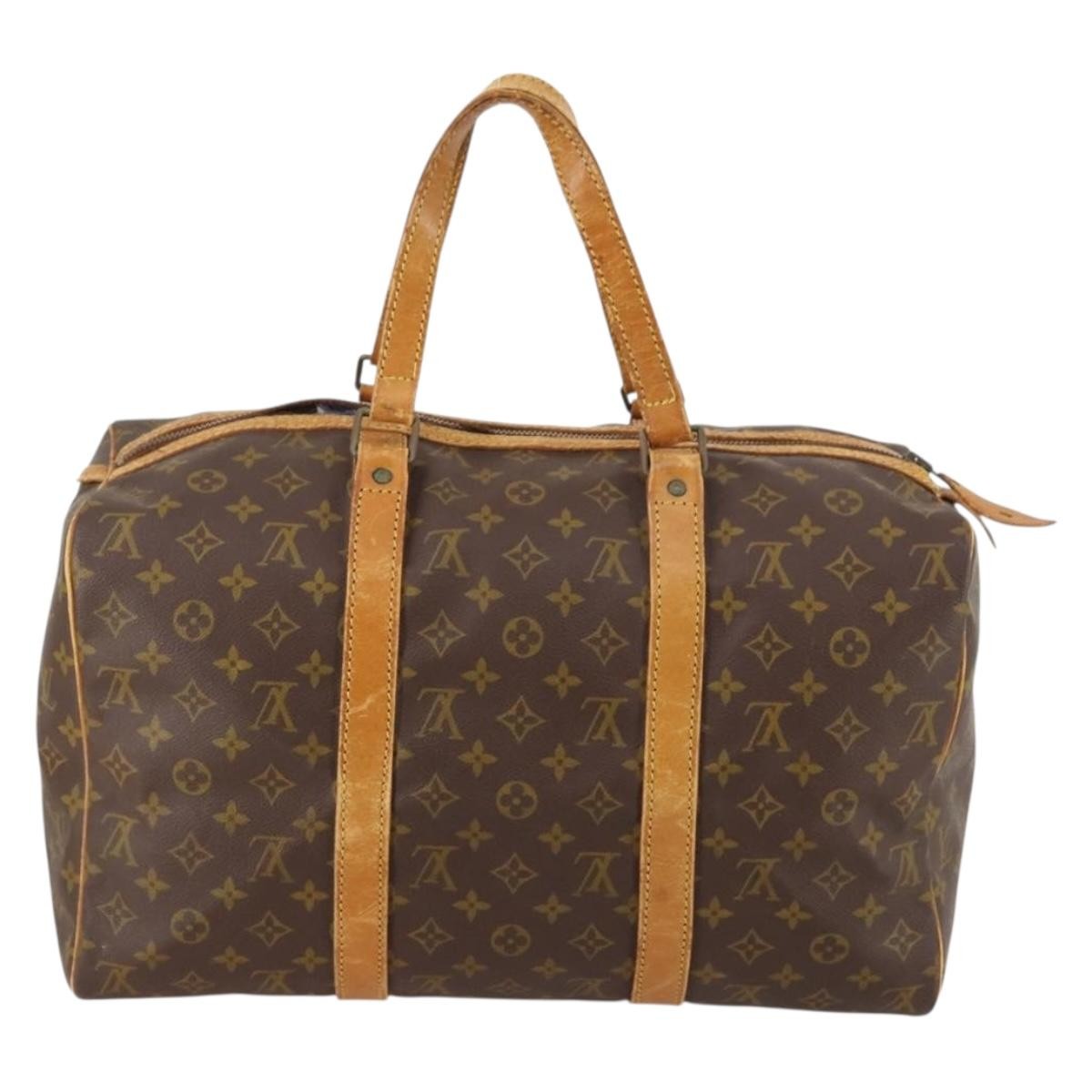 Louis Vuitton LOUIS VUITTON Monogram Sac Souple 45 Boston Bag M41624 LV Authentic 147210