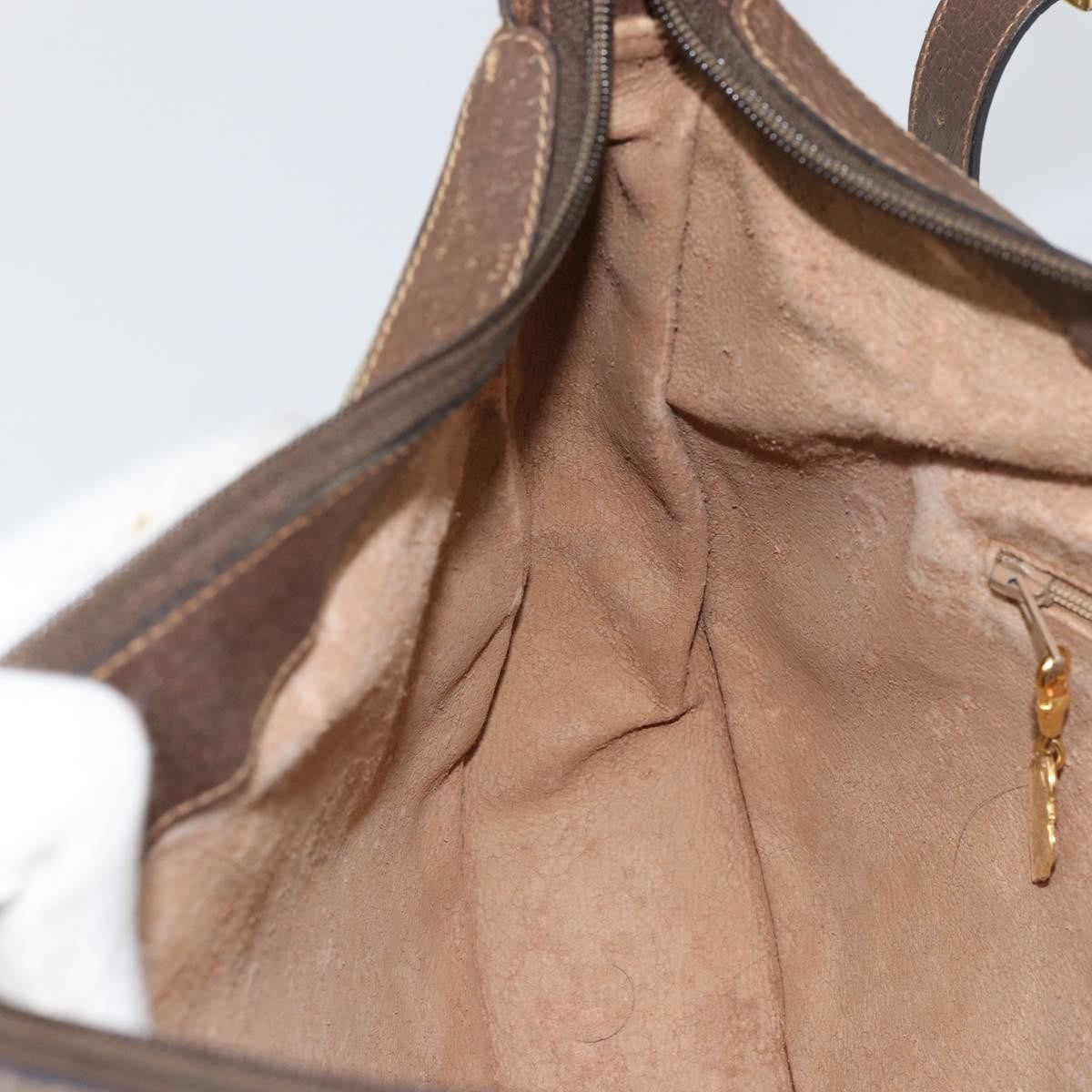 Gucci GUCCI GG Supreme Shoulder Bag PVC Beige Gold Authentic ep12173