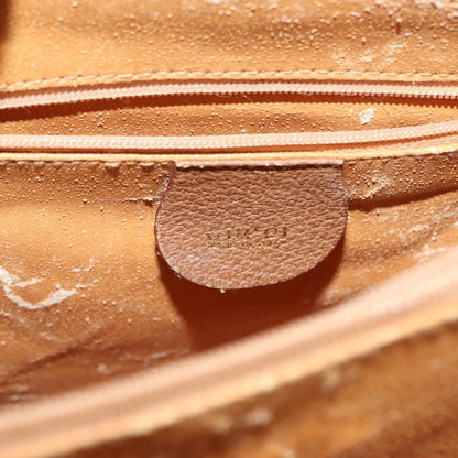 Gucci GUCCI Bamboo Hand Bag Suede Leather Beige Gold 002 123 0260 Authentic ep11567